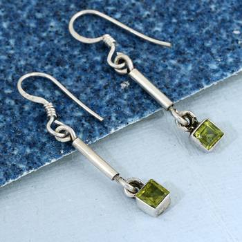 Green Peridot   Earrings 3