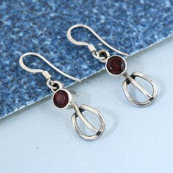 Red Garnet Earrings 3