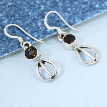 Brown Quartz   Earrings 3