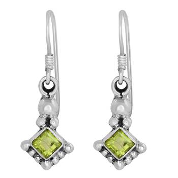 Green Peridot   Earrings 1