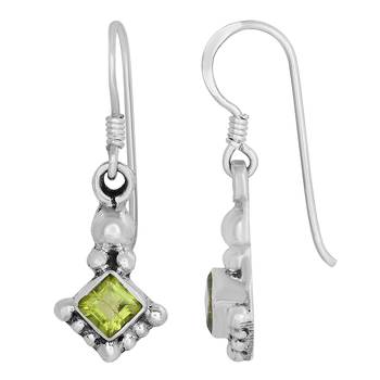 Green Peridot   Earrings 2
