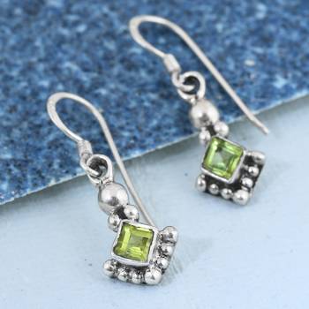 Green Peridot   Earrings 3