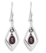 Red Garnet Earrings