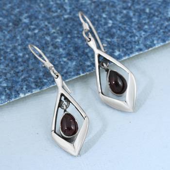 Red Garnet Earrings 3