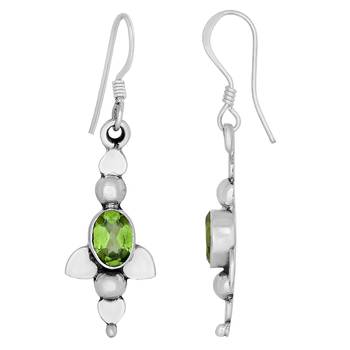 Green Peridot   Earrings 2
