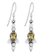 Yellow Citrine Earrings