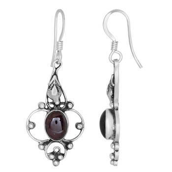 Red Garnet Earrings 2