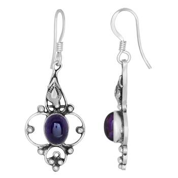 Purple Amethyst   Earrings 2