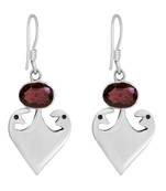 Red Garnet Earrings