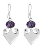 Purple Amethyst   Earrings