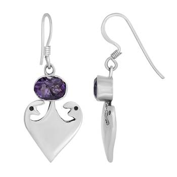 Purple Amethyst   Earrings 2