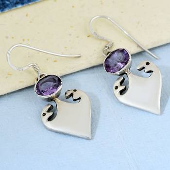 Purple Amethyst   Earrings 3