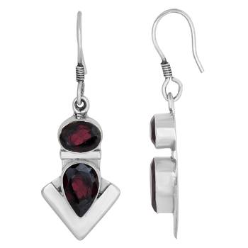 Red Garnet Earrings 2