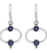 Blue Crystal Earrings