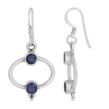 Blue Crystal Earrings 2
