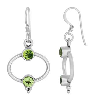 Green Peridot   Earrings 2