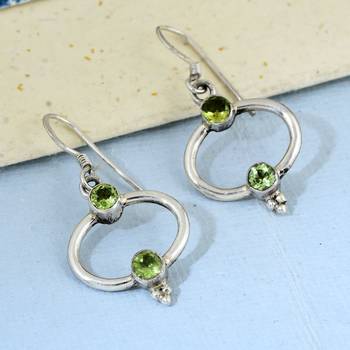 Green Peridot   Earrings 3