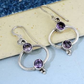 Purple Amethyst   Earrings 3