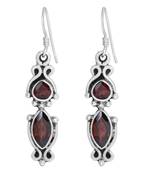 Red Garnet Earrings
