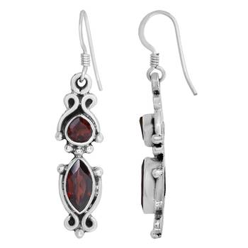 Red Garnet Earrings 2