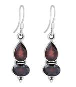 Red Garnet Earrings