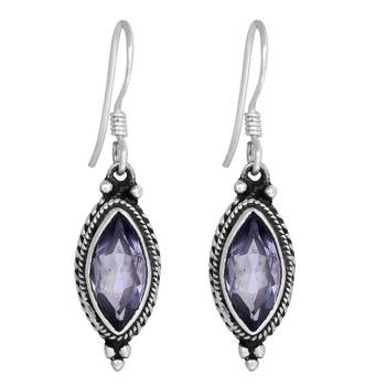 Purple Amethyst   Earrings 1