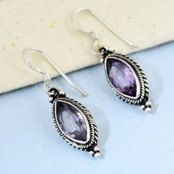 Purple Amethyst   Earrings 3