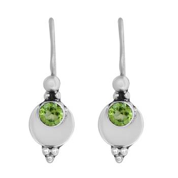 Green Peridot   Earrings 1