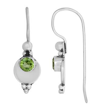 Green Peridot   Earrings 2