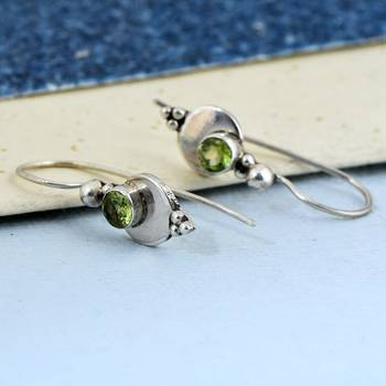 Green Peridot   Earrings 3