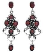 Red Garnet Earrings