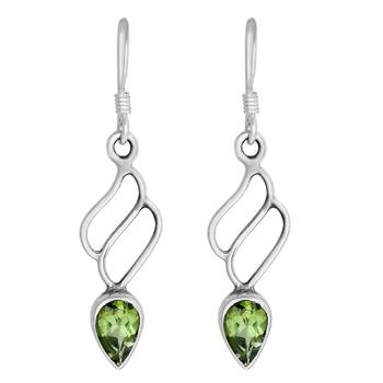 Green Peridot   Earrings 1