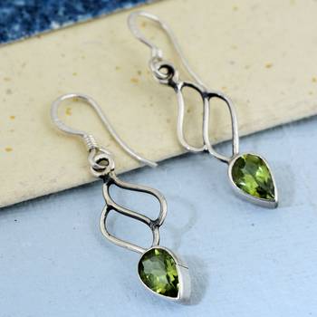 Green Peridot   Earrings 3