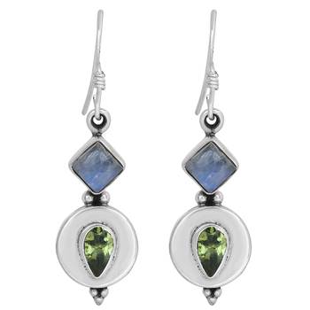 Multicolor Peridot   Earrings 1
