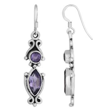 Purple Amethyst   Earrings 2