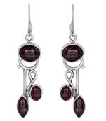 Red Garnet Earrings