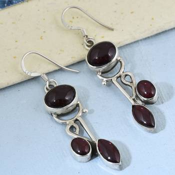 Red Garnet Earrings 3