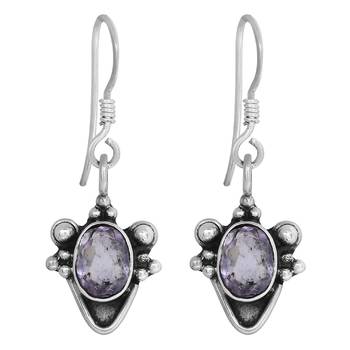 Purple Amethyst   Earrings 1