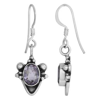 Purple Amethyst   Earrings 2