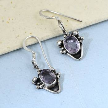 Purple Amethyst   Earrings 3
