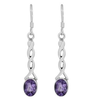 Purple Amethyst   Earrings 1