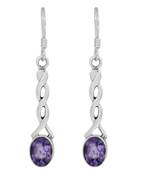 Purple Amethyst   Earrings