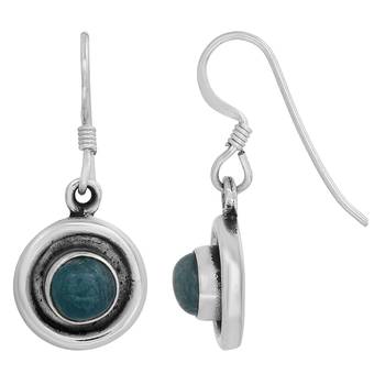 Green Chalcedony Earrings 2