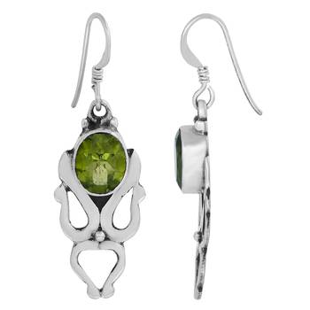 Green Peridot   Earrings 2