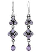 Purple Amethyst   Earrings