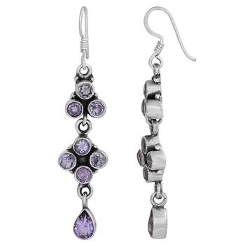 Purple Amethyst   Earrings 2
