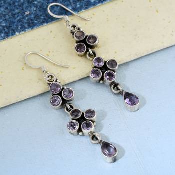Purple Amethyst   Earrings 3