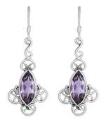 Purple Amethyst   Earrings