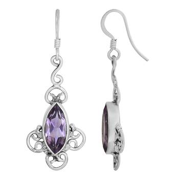 Purple Amethyst   Earrings 2