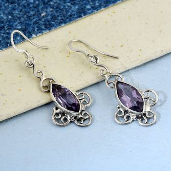 Purple Amethyst   Earrings 3